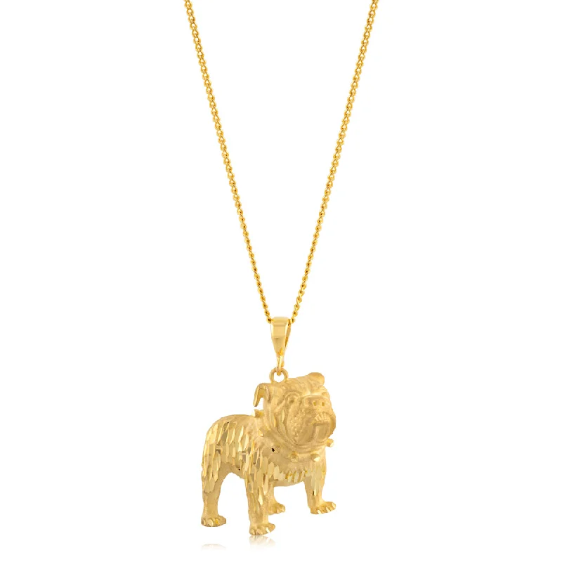 Premium Jewelry Now Available At Special Discounts 9ct Yellow Gold Dog Pendant