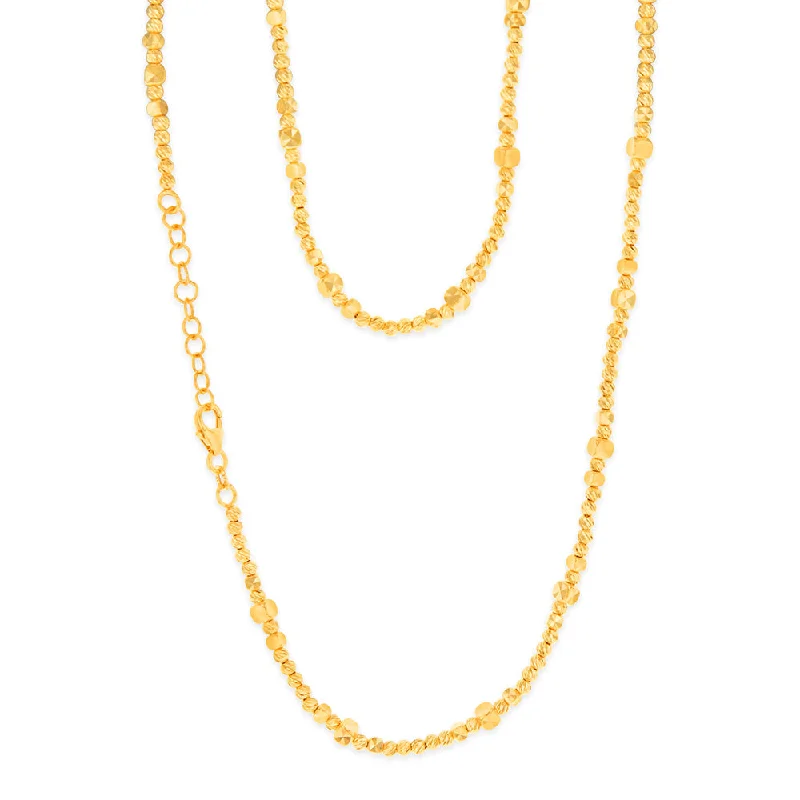 Huge Markdowns On Premium Jewelry Styles 9ct Yellow Gold Fancy 45cm Chain