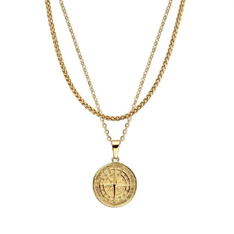 Versatile Layering Jewelry For Effortless Chic Compass X Chain