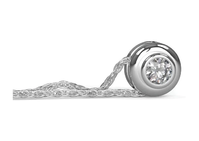 Personalized Jewelry Sale – Unique Pieces At Great Prices Diamond pendent necklace bezel set in 14ct