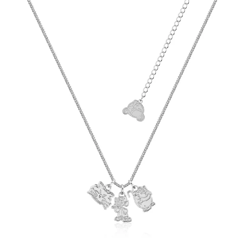 Exclusive Jewelry Sale – Shine For Less Disney Princess Cinderella White GP Trio Jaq Gus+Lucifer Pendant on 45+7cm Chain