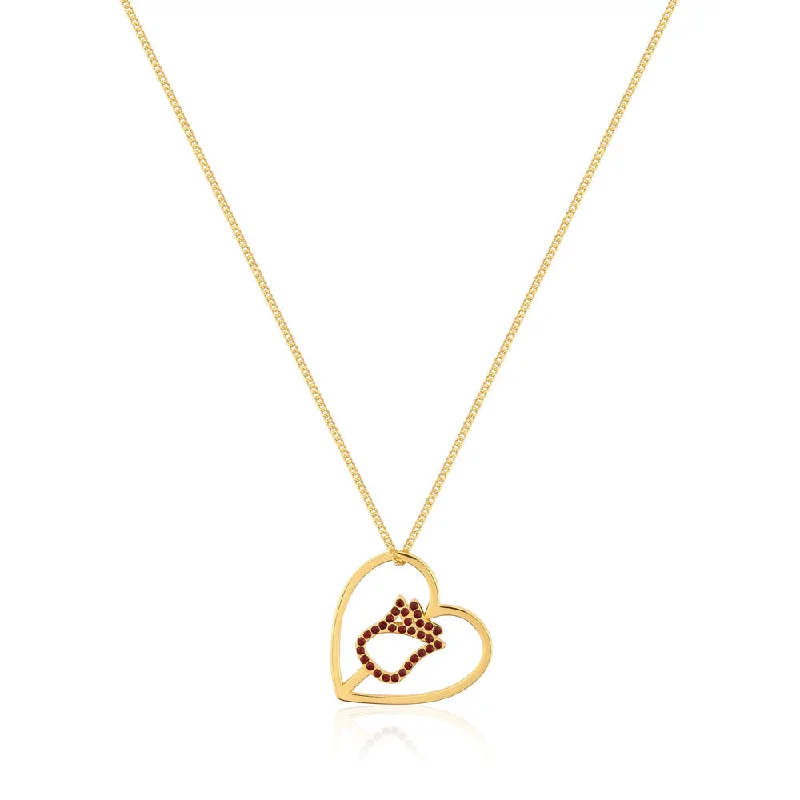 Premium Jewelry Now Available At Special Discounts Disney Princess Gold Plated Crystal Enchanted Rose Heart Pendant with 40cm Chain