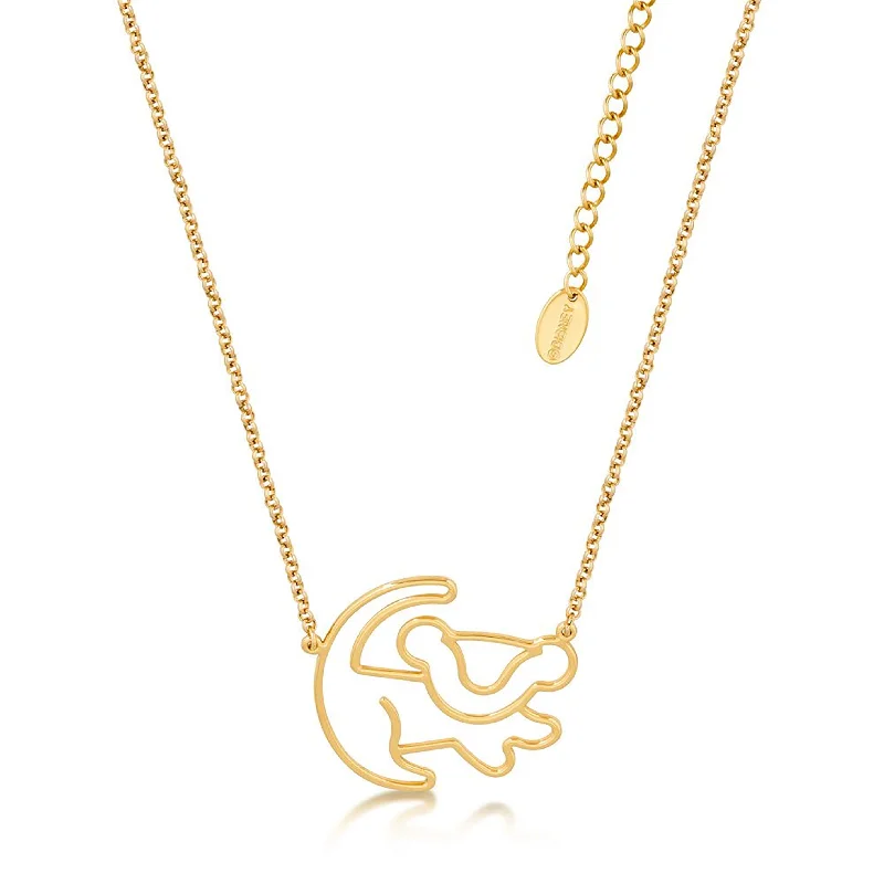 Grab Your Favorite Jewelry At The Lowest Prices DISNEY The Lion King Simba Silhouette Pendant