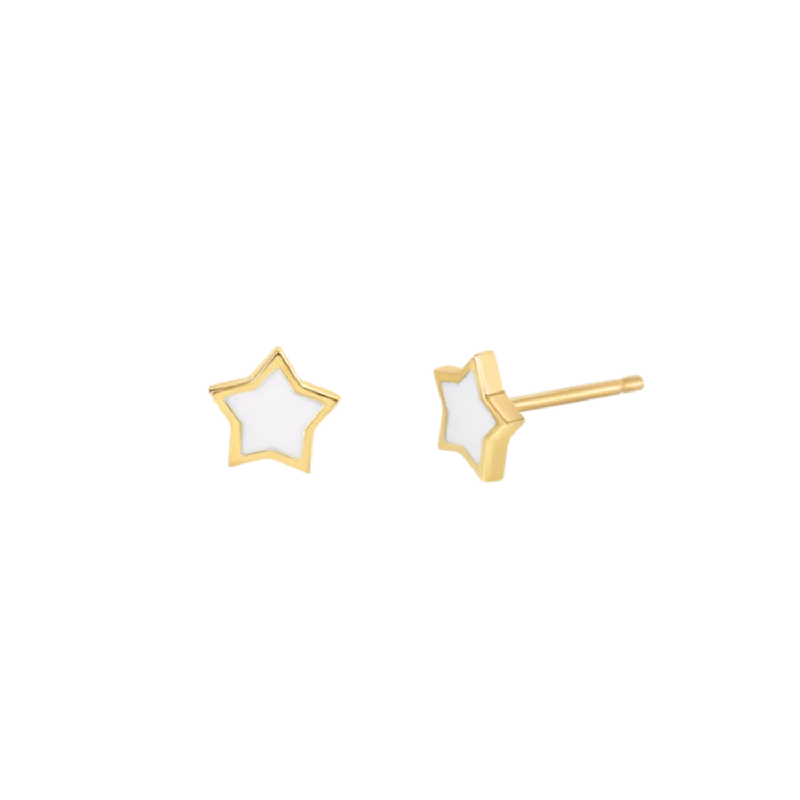 Grab Stylish Jewelry Before The Sale Ends Twinkle Star Enamel Stud Earrings
