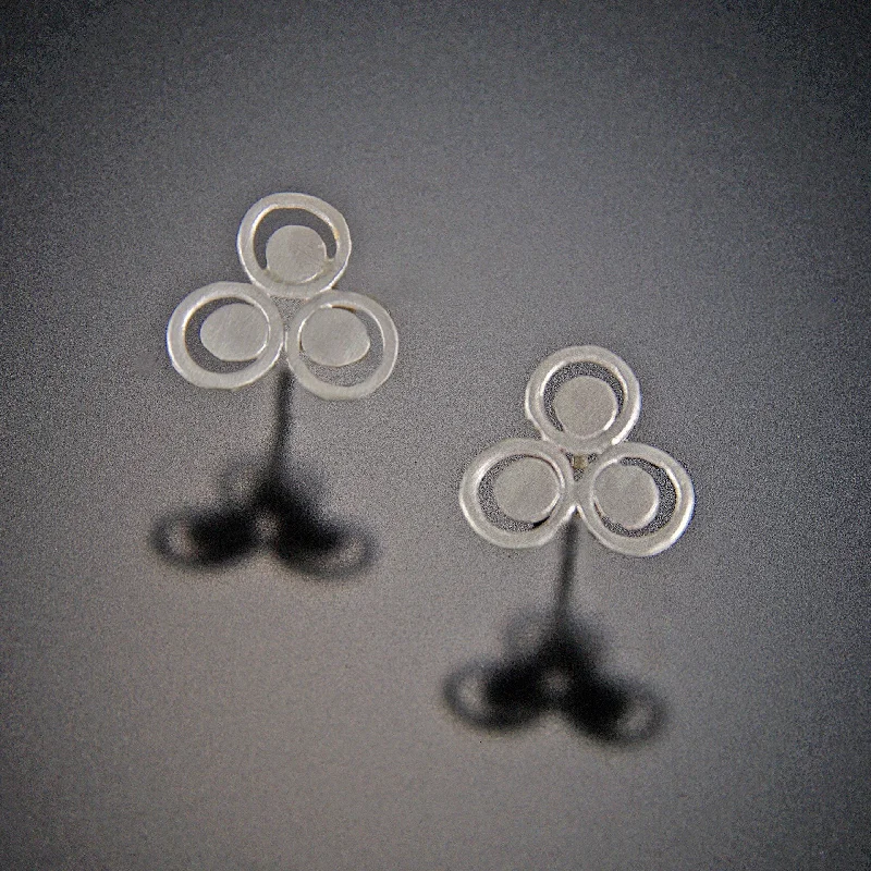 Exclusive Jewelry Offers – Shine For Less Filigree Dot Trio Stud Earrings
