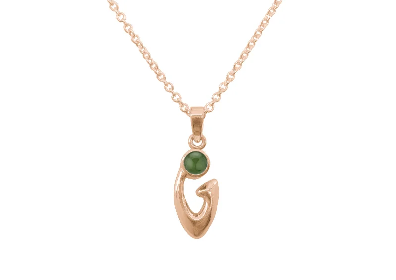 Buy More, Save More – Special Jewelry Discounts Free Form Cabochon Gemstone Pendant, Red Gold