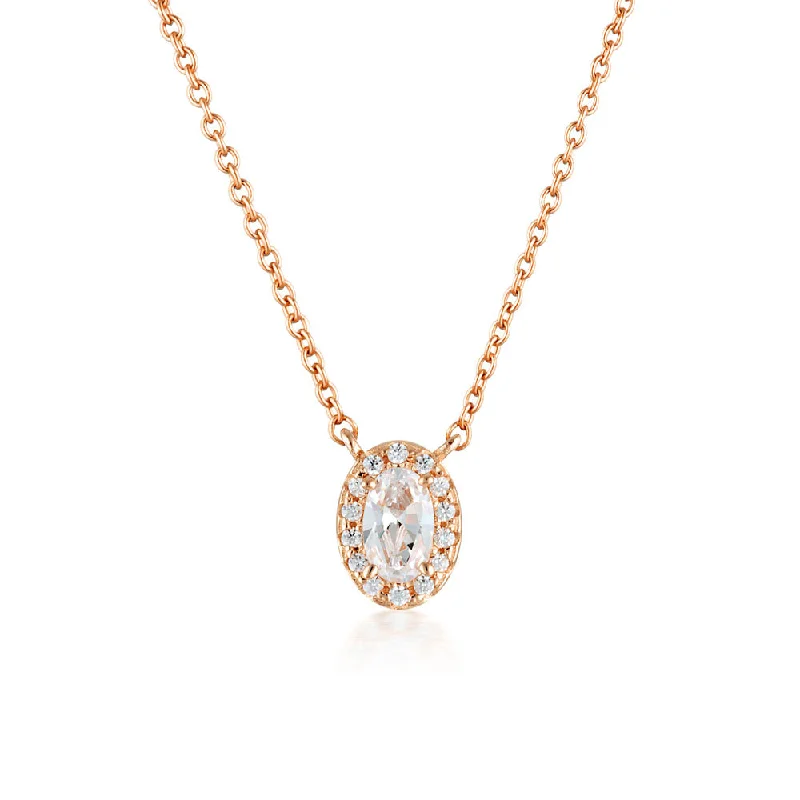 Unmissable Discounts On Timeless Jewelry Pieces Georgini Aurora Rose Gold Plated Sterling Silver Glow Pendant On Chain