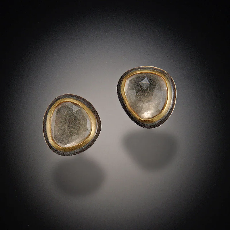 Buy More, Save More On Stunning Jewelry Designs Champagne Quartz Stud Earrings