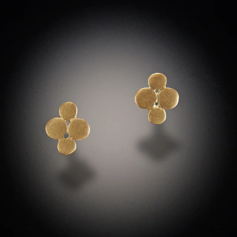 Seasonal Jewelry Sale – Upgrade Your Style Today Small Gold Multi Disk Stud Earrings