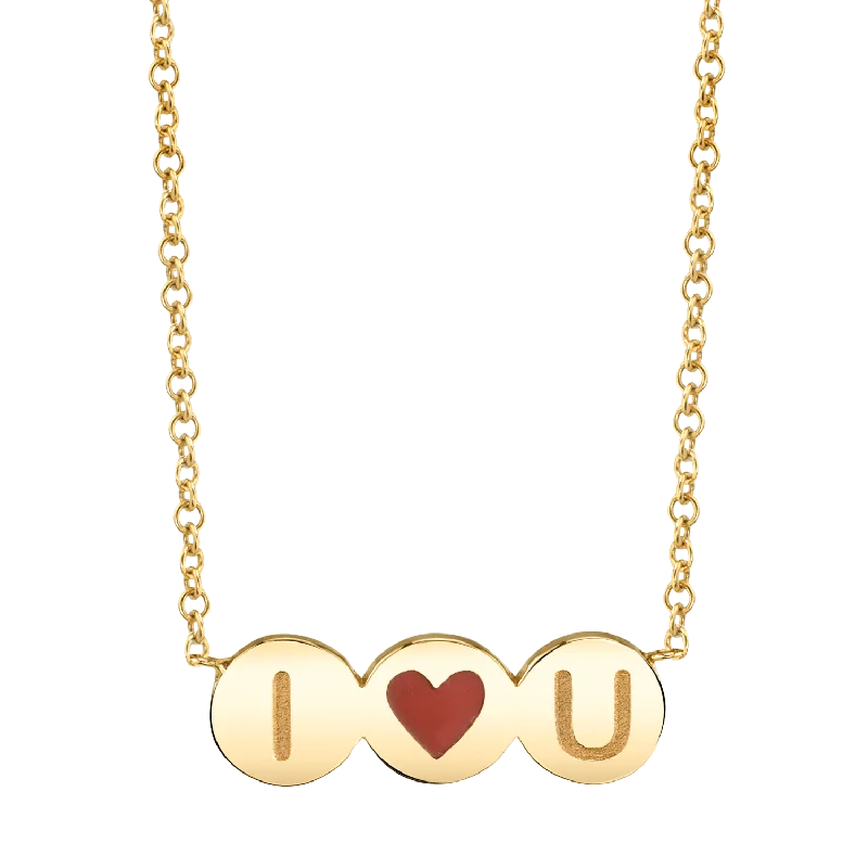 Luxury Jewelry Sale – Sparkle For Less I Love You Bubble Necklace
