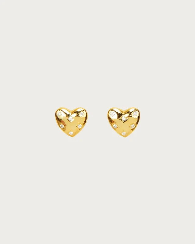 Affordable Luxury Jewelry For Every Occasion Juliette Heart Stud Earrings