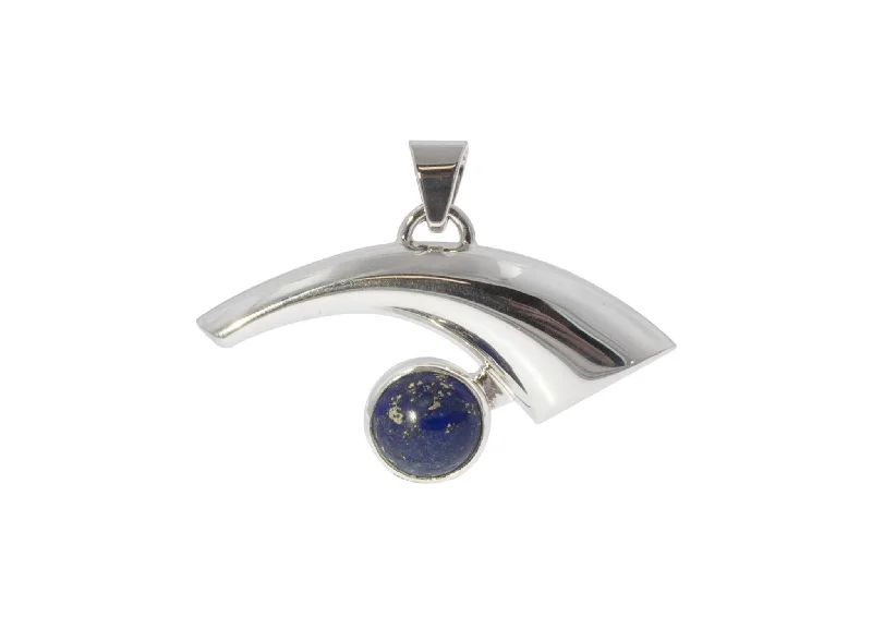 Affordable Glamour – Premium Jewelry At Special Prices JW219 Cabochon Gemstone Pendant, Sterling Silver