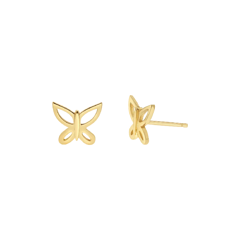 Fine Jewelry, Limited-Time Offers Available Kids Butterfly Silhouette Stud Earrings