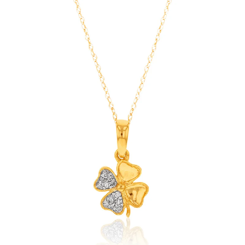 Timeless Beauty, Unbeatable Deals – Jewelry Sale On Luminesce Lab Grown Diamond Pendant in 9ct Yellow Gold with Rope Chain