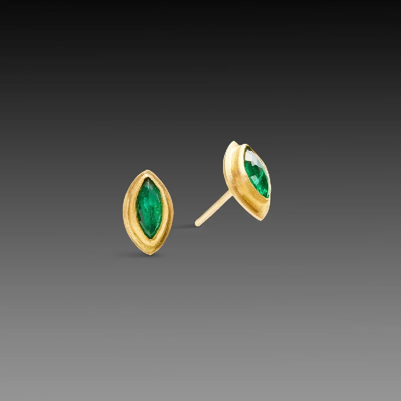 Get The Best Deals On Timeless Jewelry Pieces Marquise Emerald Stud Earrings