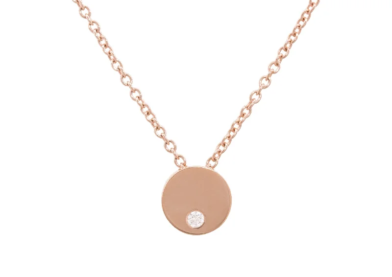 Limited-Time Jewelry Sale – Don't Miss These Deals Round Love Stories Diamond Pendant, Red Gold