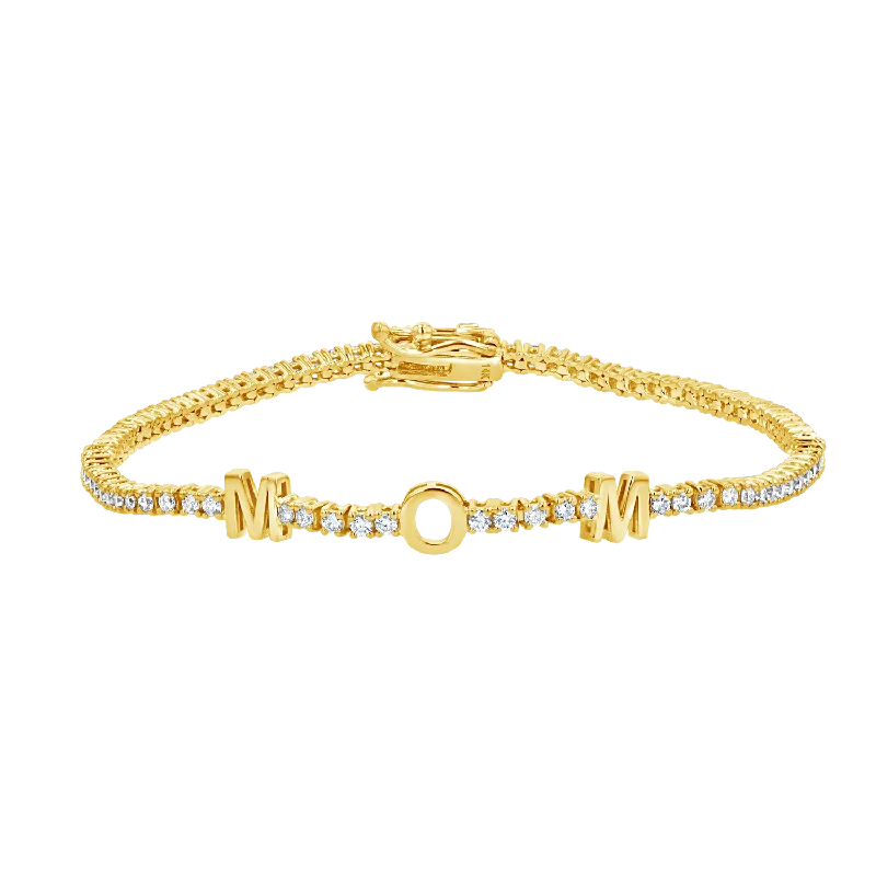 Affordable Glamour – Premium Jewelry At Special Prices Signature Diamond Letter Tennis Bracelet