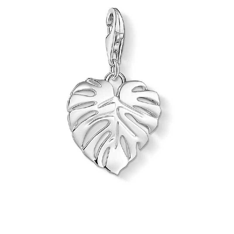 Fashion-Forward Jewelry At Incredible Prices Sterling Silver Thomas Sabo Charm CLub Palm Leaf