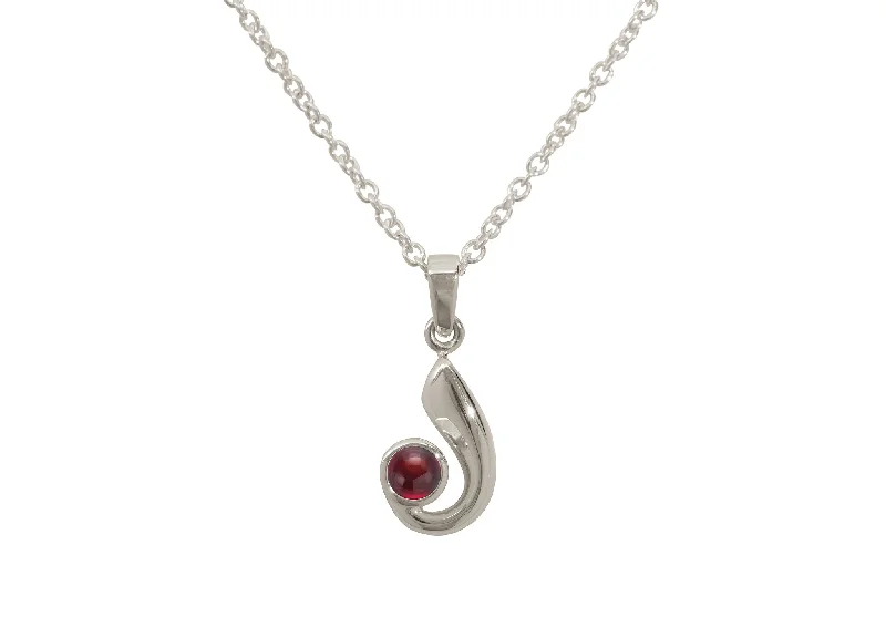 Holiday Jewelry Sale – Perfect Gifts At Great Prices Striking Cabochon Gemstone Pendant, White Gold