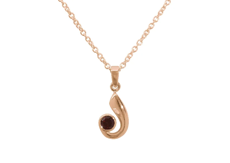 Shop Fine Jewelry With Amazing Deals Striking Gemstone Pendant, Red Gold