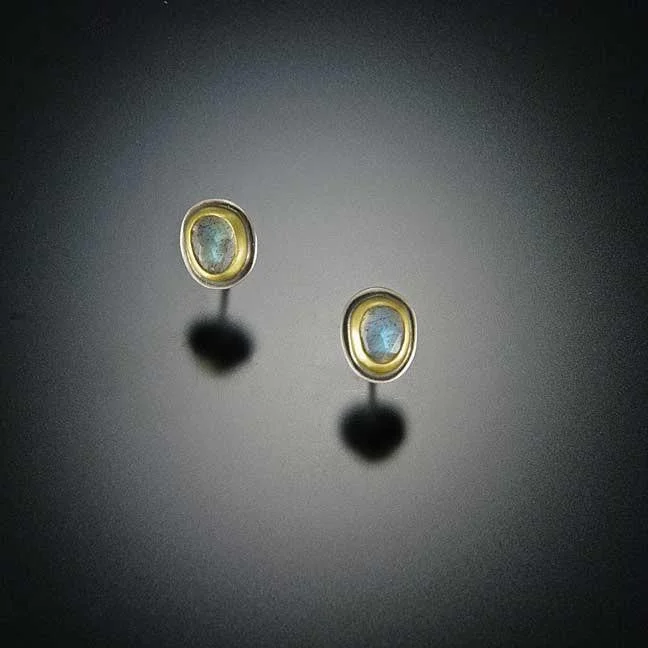 Flash Sale On Exquisite Jewelry – Don't Miss Out Tiny Labradorite Stud Earrings