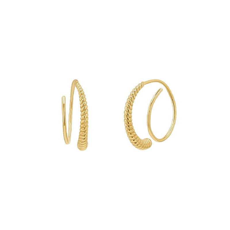 Elegant Designs, Unbeatable Discounts – Shop Jewelry Now Twist Coil Hoop Earrings