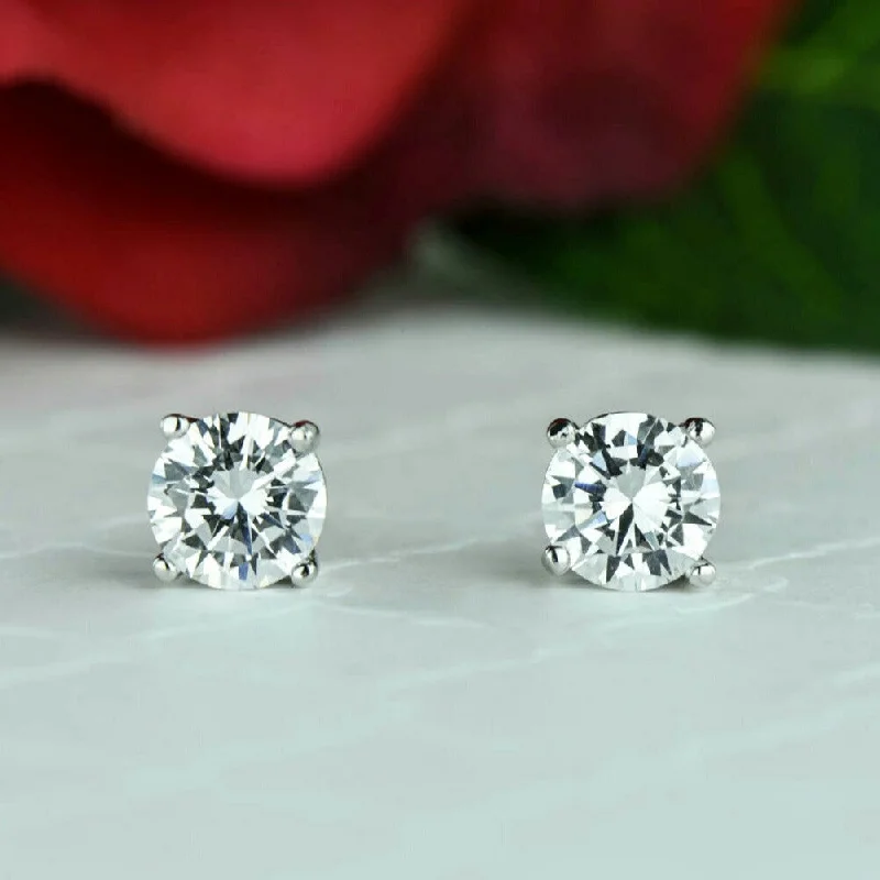 Must-Have Jewelry Pieces At Reduced Prices 2 ctw 4 Prong Stud Earrings