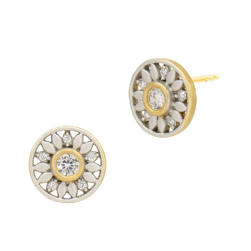 Freida Rothman Petals in Bloom Stud Earrings