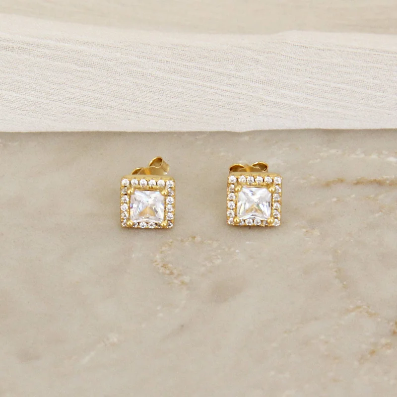 Gianna Gold Filled Stud Earrings