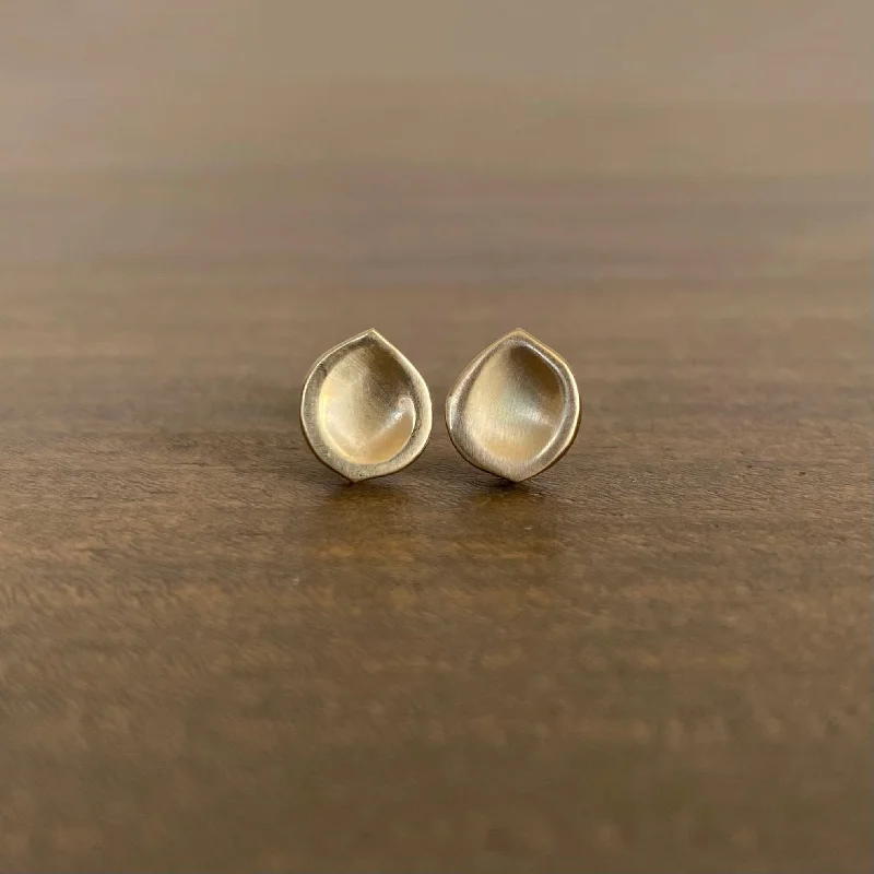 Gold Seed Stud Earrings