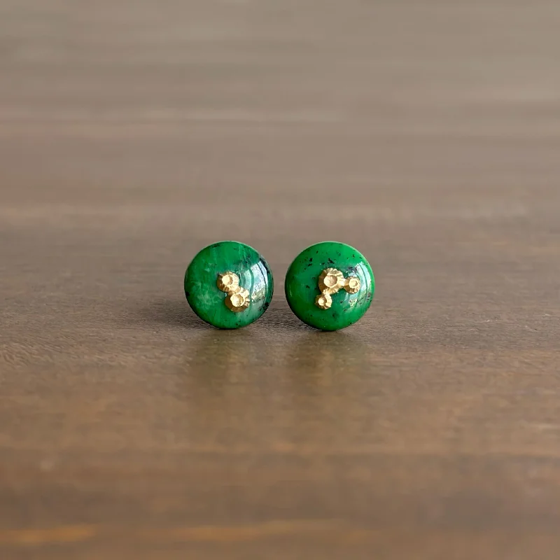 Exclusive Jewelry Sale – Grab Timeless Pieces Now Green Seaway Wilds Ruthie B. Stud Earrings with Barnacles