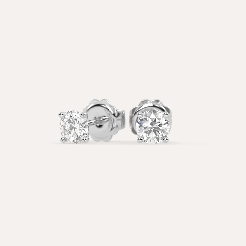 The Biggest Jewelry Sale Of The Year Is Here 1 carat Round Diamond Stud Earrings LAB