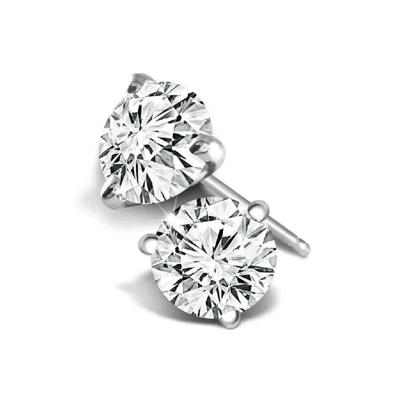 Best Jewelry Sale – Shop Exclusive Designs Now 14K White Gold 0.50 CTW Diamond Stud Earrings