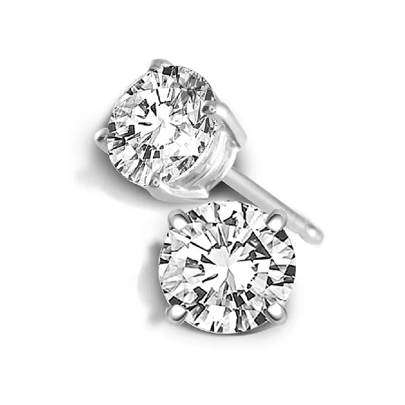 Fashion-Forward Jewelry At Incredible Prices 14K White Gold 1 CTW Diamond Stud Earrings