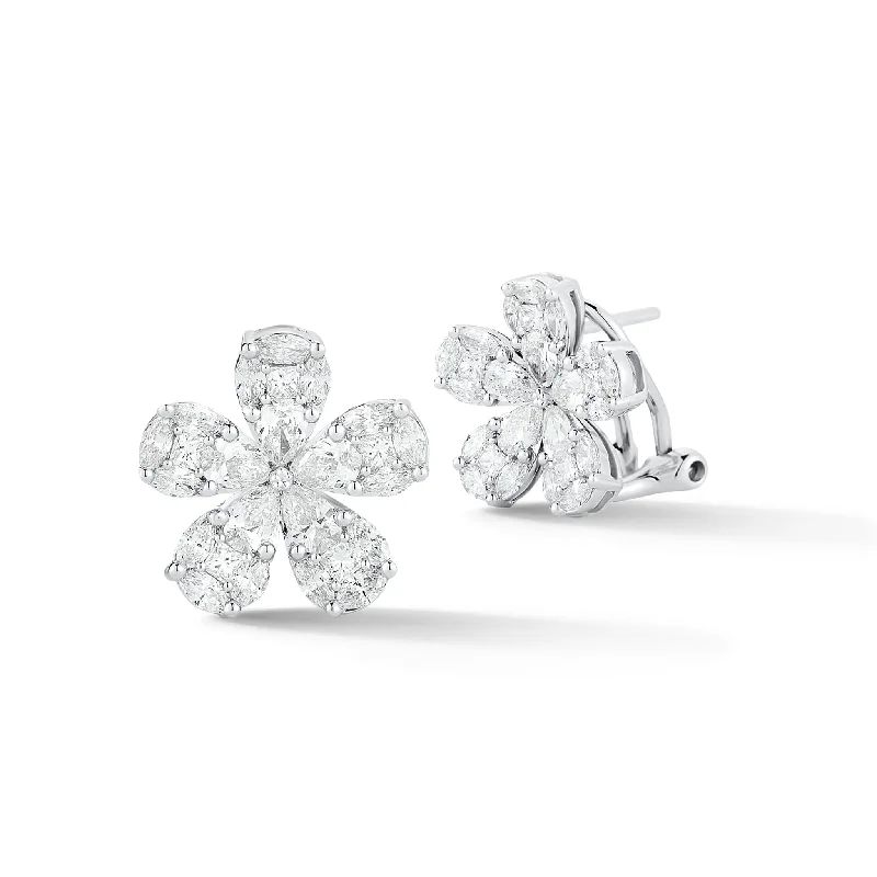 Jewelry Clearance Sale – Final Reductions Diamond Daisy Stud Earrings