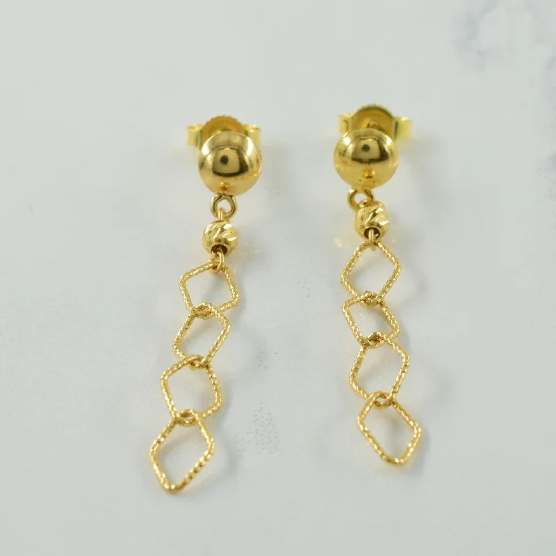 Accessorize For Less – Luxury Jewelry At Affordable Prices 18k Yellow Gold Drop Stud Earrings |