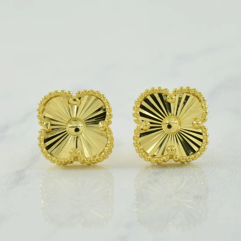 Elevate Your Jewelry Collection With Limited-Time Savings 18k Yellow Gold Stud Earrings |