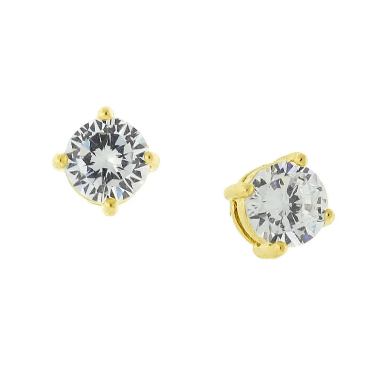 Limited-Time Offer On Elegant Jewelry Pieces 1928 Jewelry Classic Round Cubic Zirconia Stud Earrings