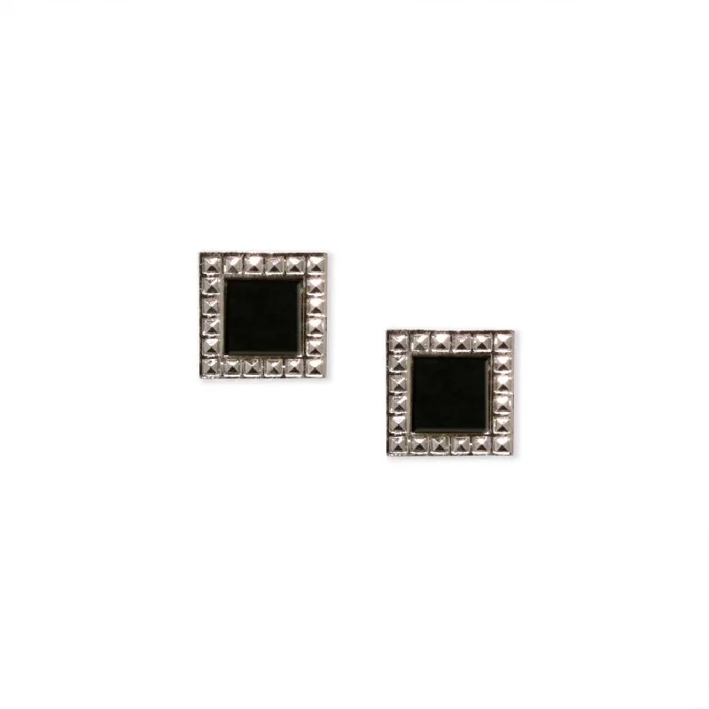Grab Your Favorite Jewelry At The Lowest Prices 1928 Jewelry Gemstone Square Stud Earrings
