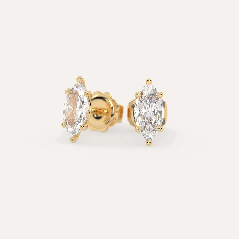Exclusive Jewelry Sale – Limited-Time Discounts 2 carat Marquise Diamond Stud Earrings Exclusive Jewelry Sale – Limited-Time Discounts 2 carat Marquise Diamond Stud Earrings