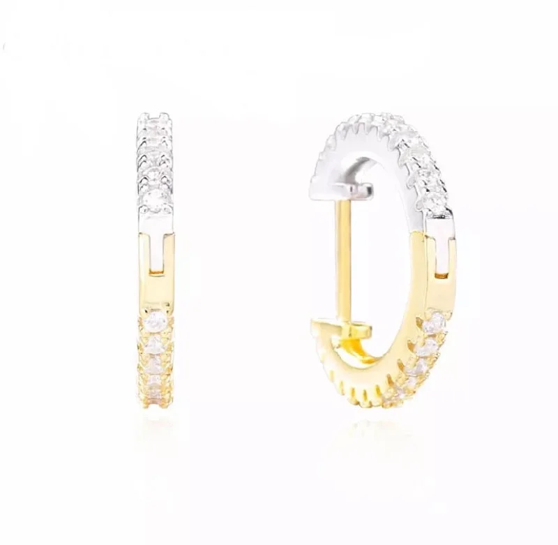 Adjustable Charm Bracelets For A Perfect Fit Two Toned Huggies