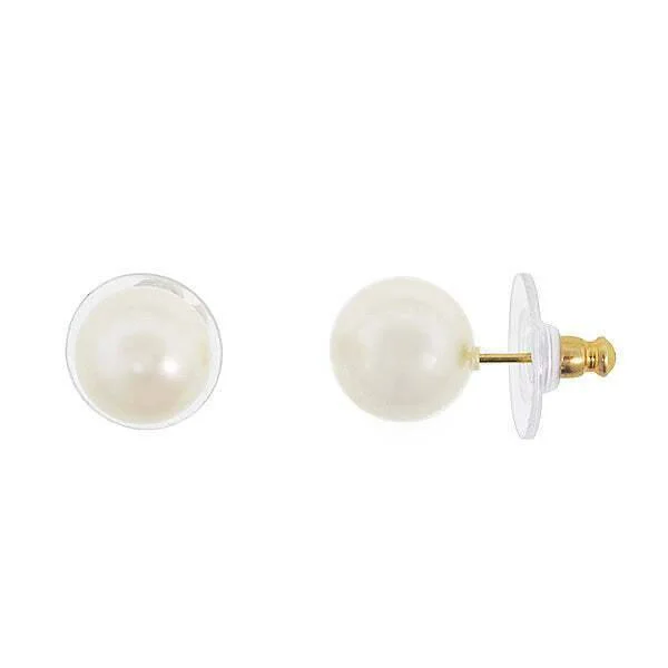Elegant Jewelry, Exclusive Prices – Shop Now 2028 Jewelry Faux Peach Pearl Stud Earrings 8Mm