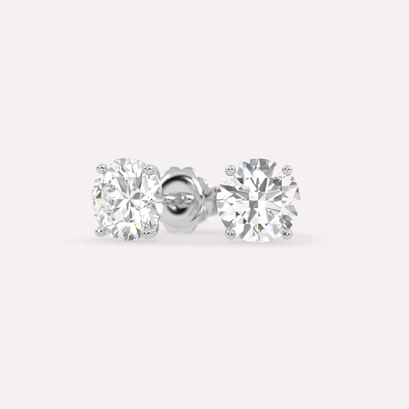 Jewelry Deals That Sparkle – Shop Today 4 carat Round Diamond Stud Earrings LAB