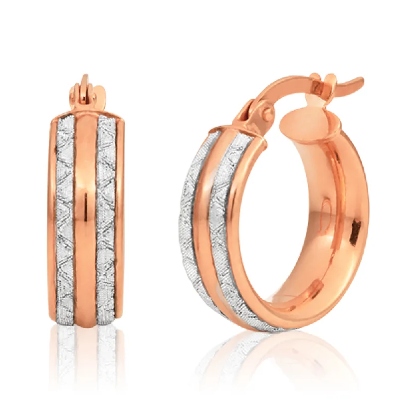 Timeless Jewelry Styles At Wallet-Friendly Prices 9ct Rose Gold Silver filled  Stardust Hoops