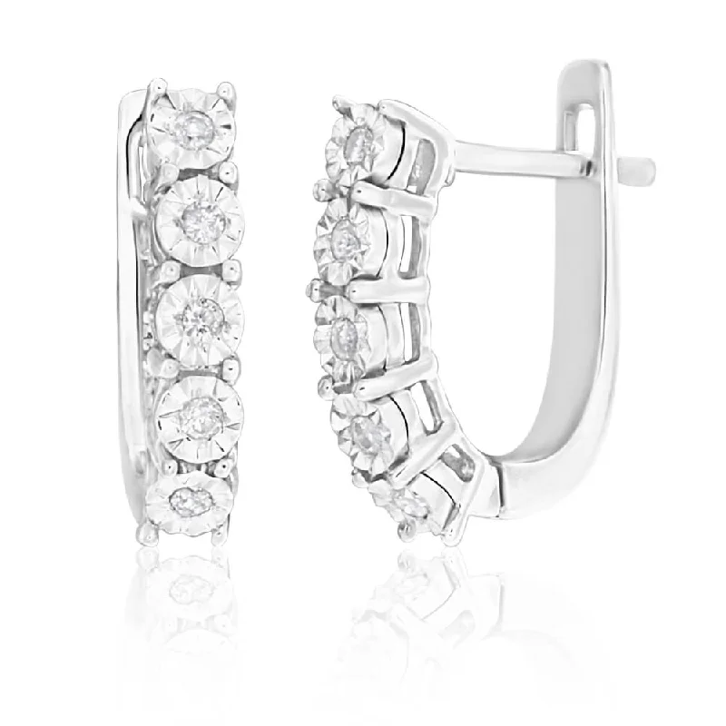 Best Jewelry Deals – Premium Quality At Exclusive Discounts 9ct White Gold Diamond Enticing Hoop Earrings Best Jewelry Deals – Premium Quality At Exclusive Discounts 9ct White Gold Diamond Enticing Hoop Earrings