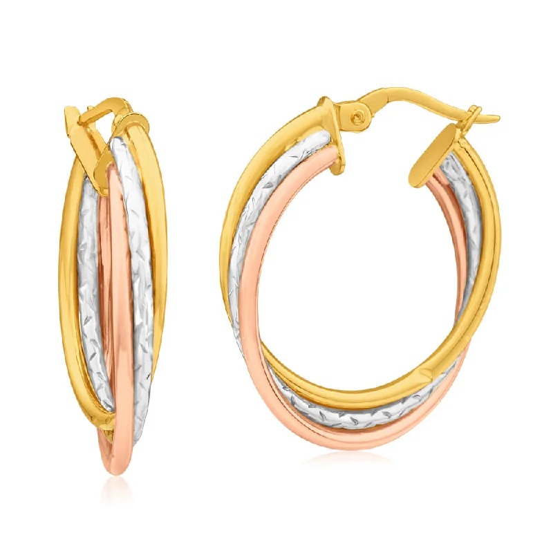 Exclusive Jewelry Sale Event – Shop Now 9ct Yellow Gold, White Gold & Rose Gold Hoop Earrings Kali