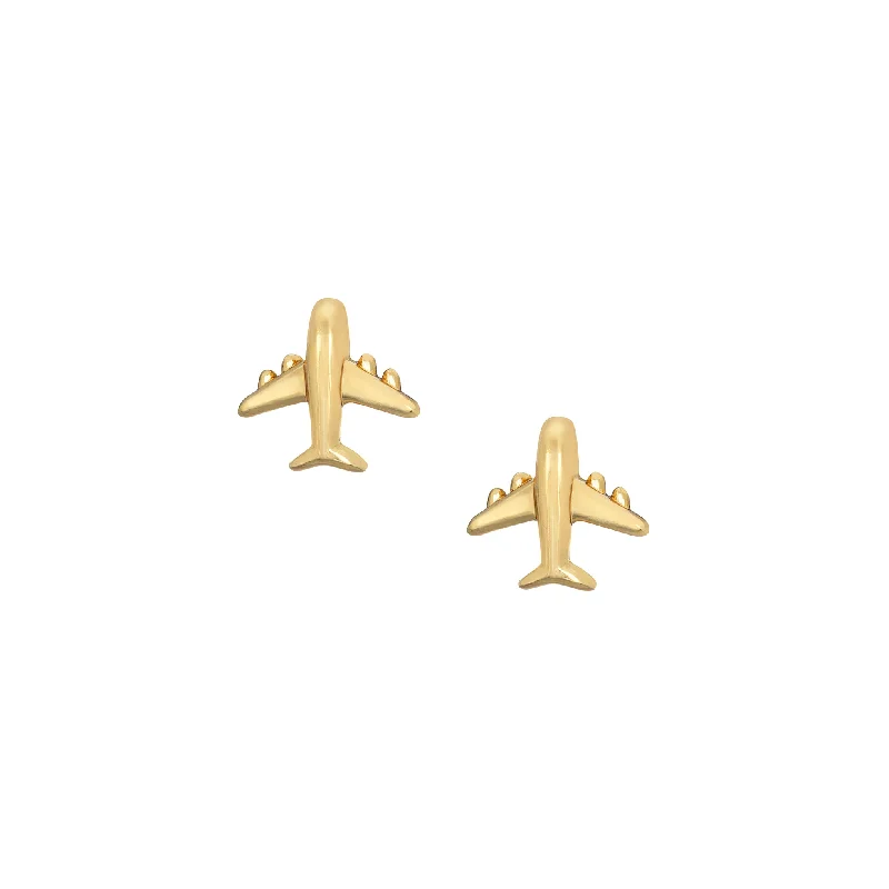 Elevate Your Outfit With Discounted Statement Jewelry Airplane Studs