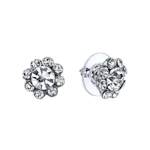 Adjustable Charm Bracelets For A Perfect Fit 1928 Jewelry Crystal Flower Stud Earrings