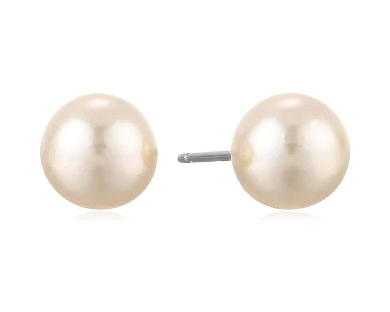 Affordable Glamour – Premium Jewelry For Less 1928 Jewelry 8mm Faux Pearl Stud Earrings