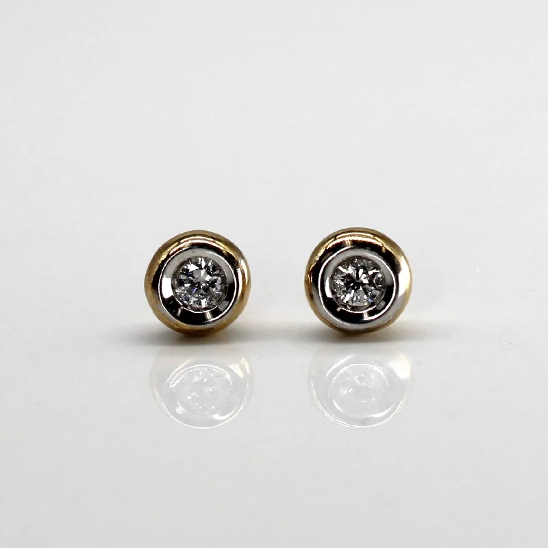 Buy More, Save More On Stunning Jewelry Pieces Bezel Set Diamond Stud Earrings | 0.28ctw |